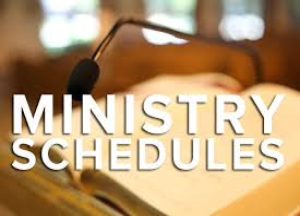 ministryschedules